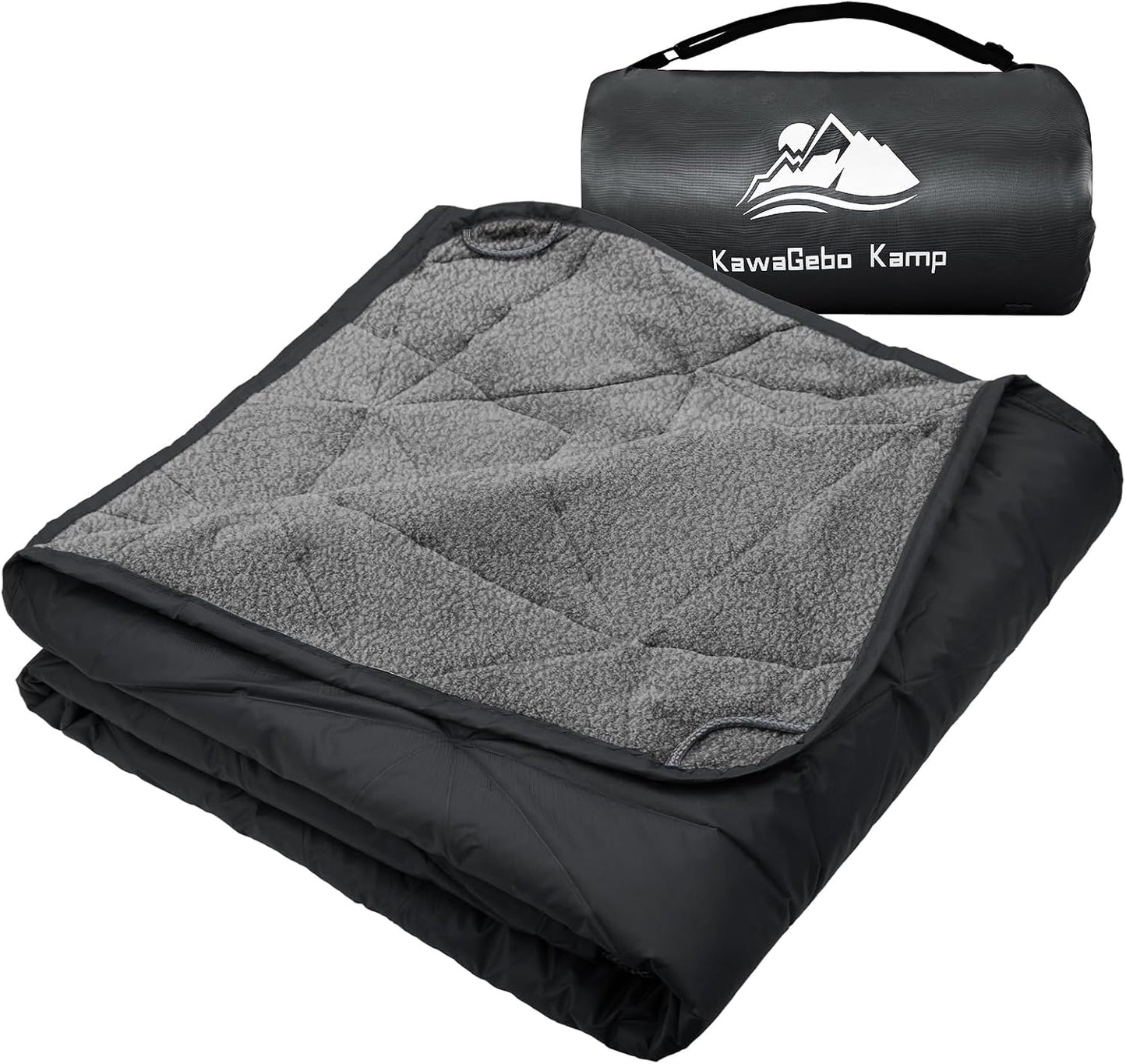 Manta impermeable plegable forro polar campamento