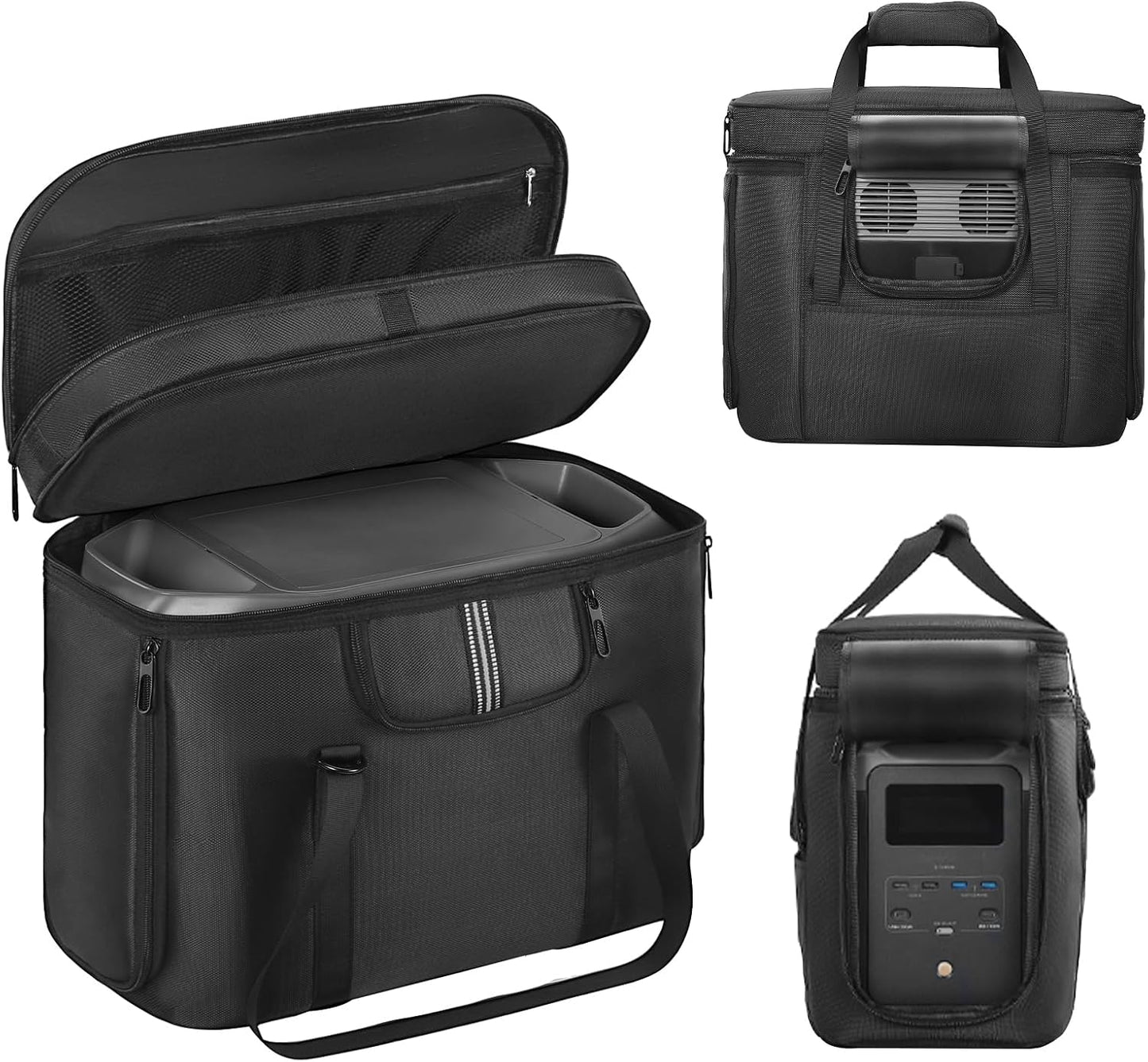 Funda transporte ECOFLOW Delta 2 1024Wh con ventanas