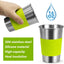 Kit utensilios cocina acero inox camping estufa trípode taza