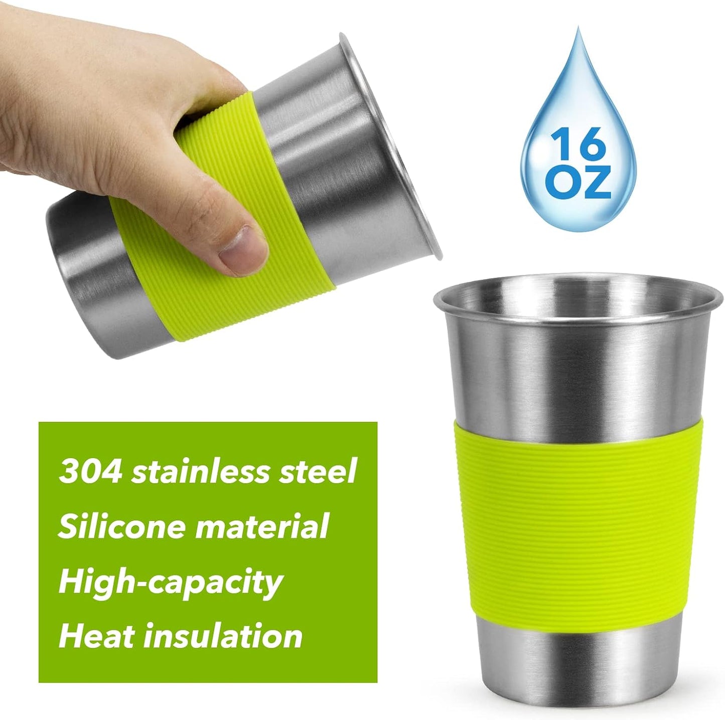 Kit utensilios cocina acero inox camping estufa trípode taza
