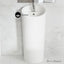 Fregadero pedestal una pieza color blanco brillante