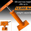 Gato piso resistente 11-16" carga 3-5 toneladas