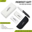 Cuchillo plegable EDC acero D2 mango G10 fibra carbono