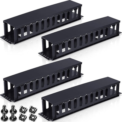 Organiz. cables 8 paneles 19pulg 12 ranuras servidor