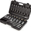 Set trinquete 6 puntos 1/2" 37pzas