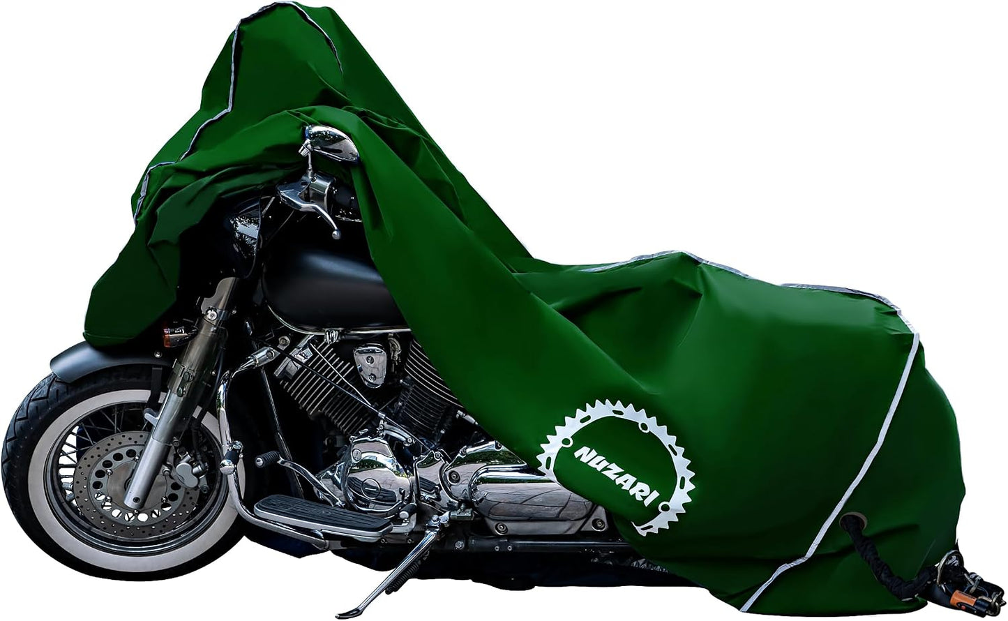Fundas motocicleta poliéster impermeable L Hunter Green