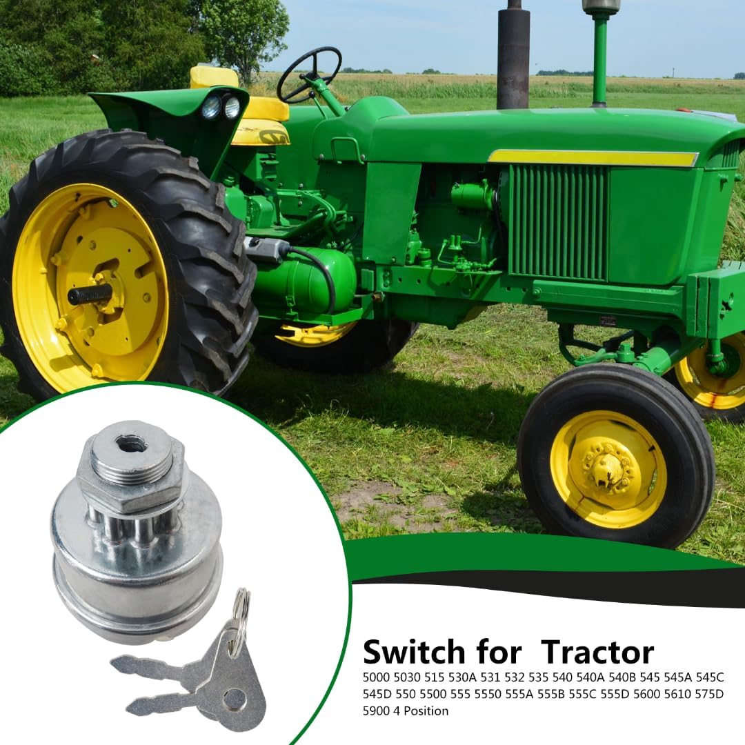 Interruptor llave encendido Ford Tractor 4 posiciones