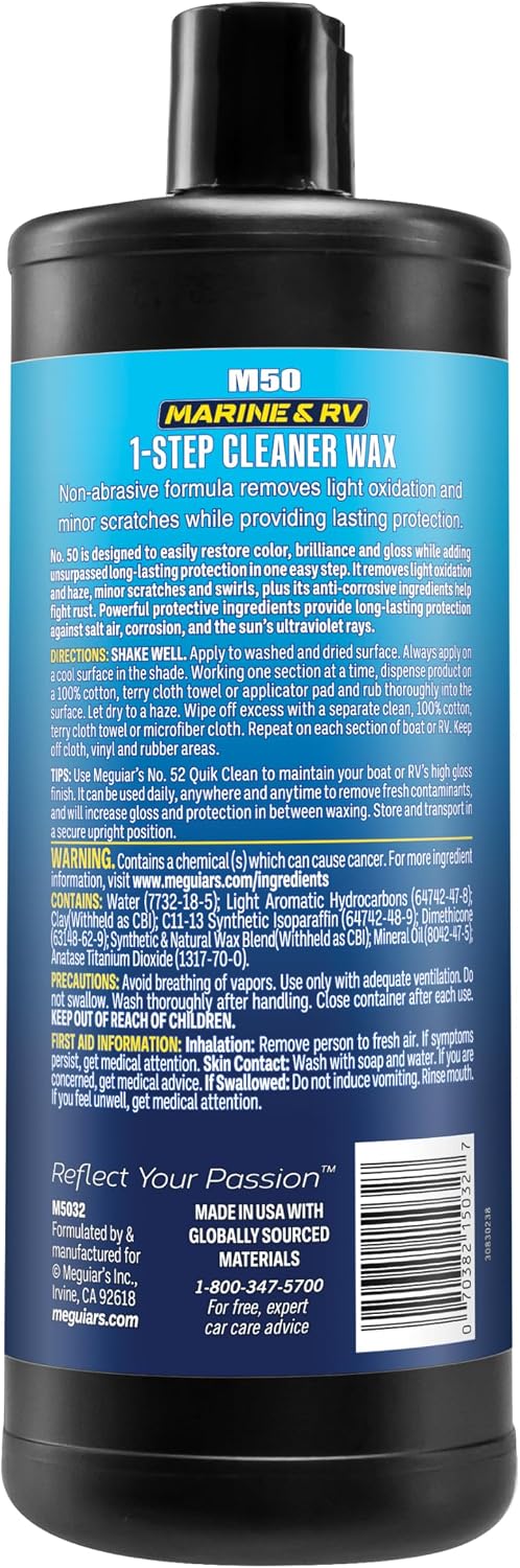 Cera limpiadora para embarcación y RV 32oz