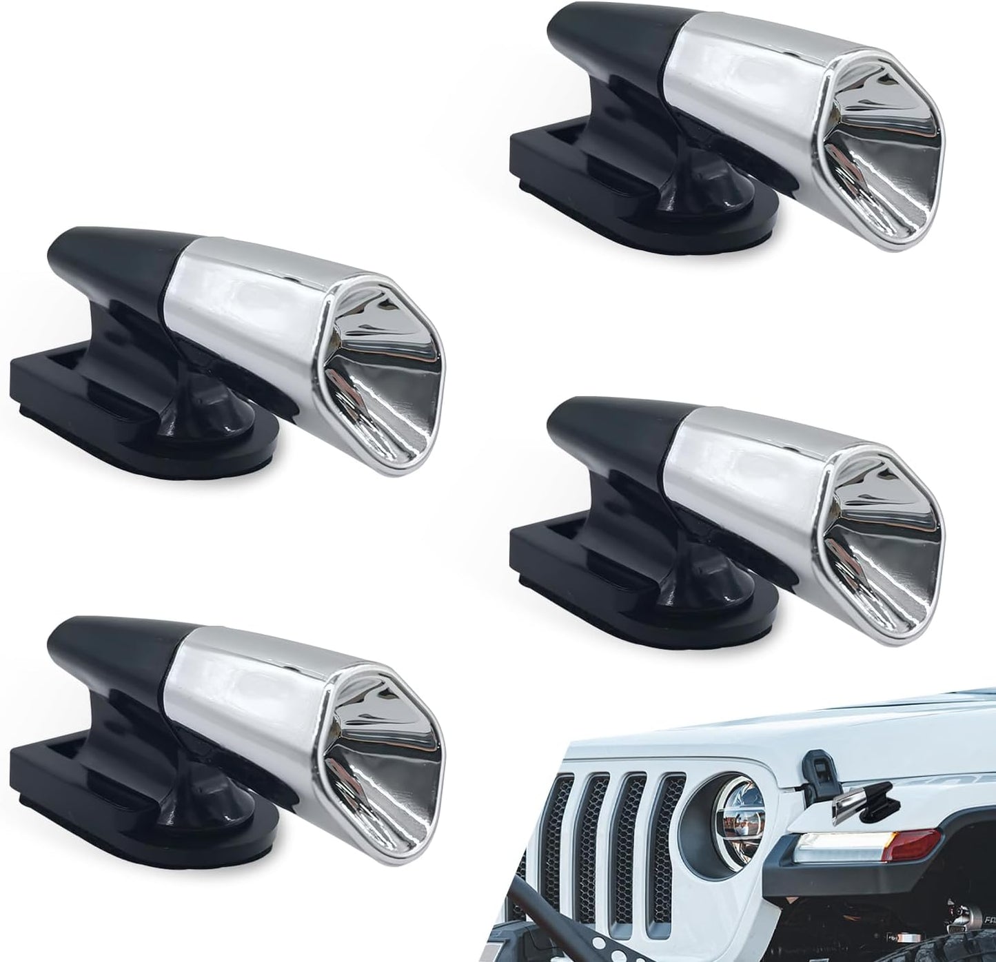 4 dispositivos advertencia ciervo viento automotriz 0.8x2.1pulg