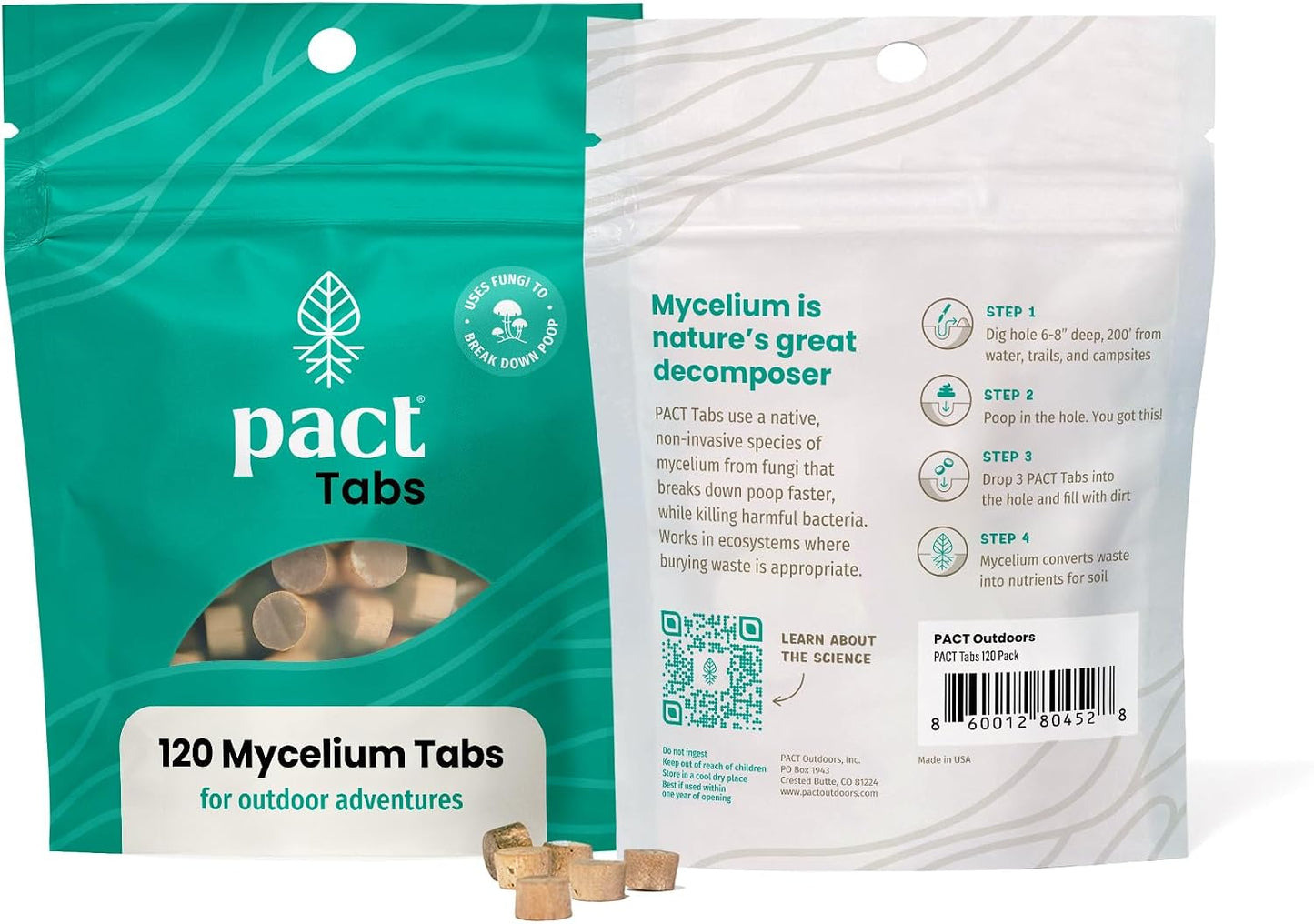 Pestañas de micelio camping pack 120
