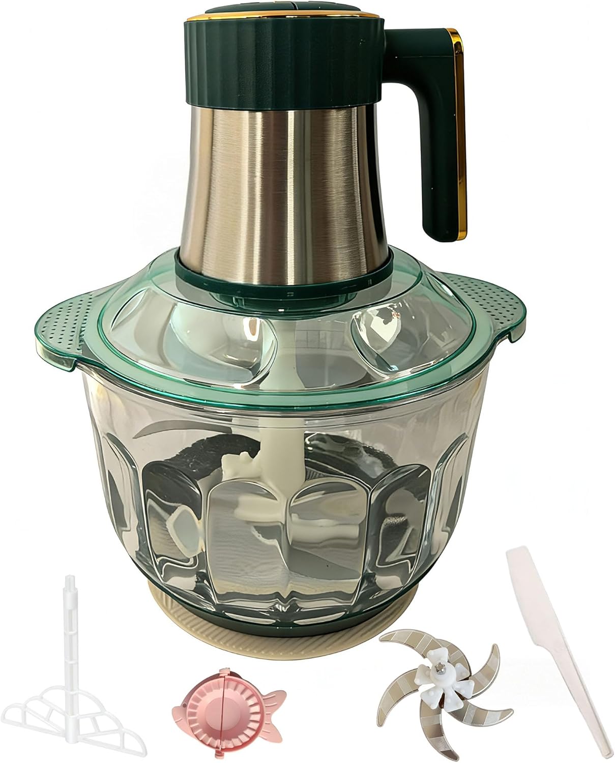 Picadora eléctrica 5 litros vidrio 500W 5 velocidades