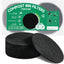 Filtros carbón 7.25pulg para compost 10uds extra gruesos
