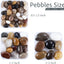 Rocas decorativas 2-3" coloridas para macetas 40lb