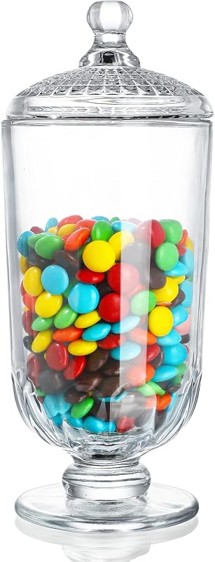 Tarro vidrio transparente 24oz con tapa para dulces y bricolaje