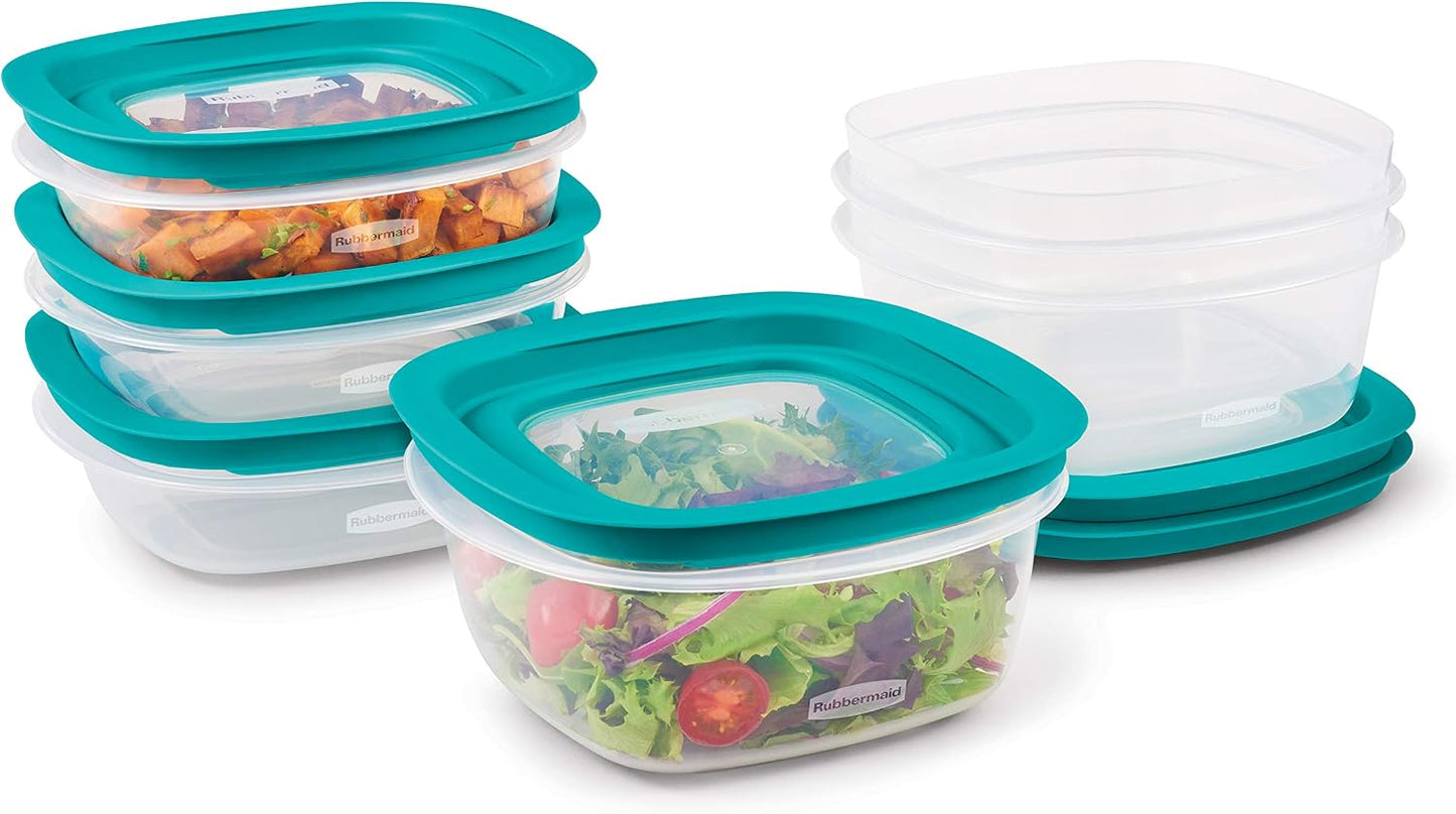Set 12 Pzas Almacenamiento Alimentos Tapas Antifugas