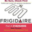 Elemento hornada OEM Frigidaire