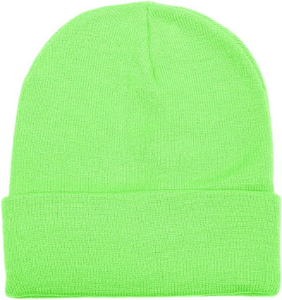 Gorro unisex tejido color sólido cálido