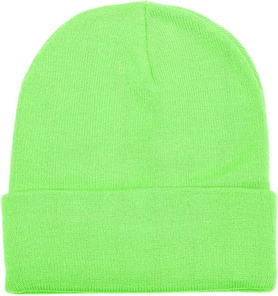 Gorro unisex tejido color sólido cálido