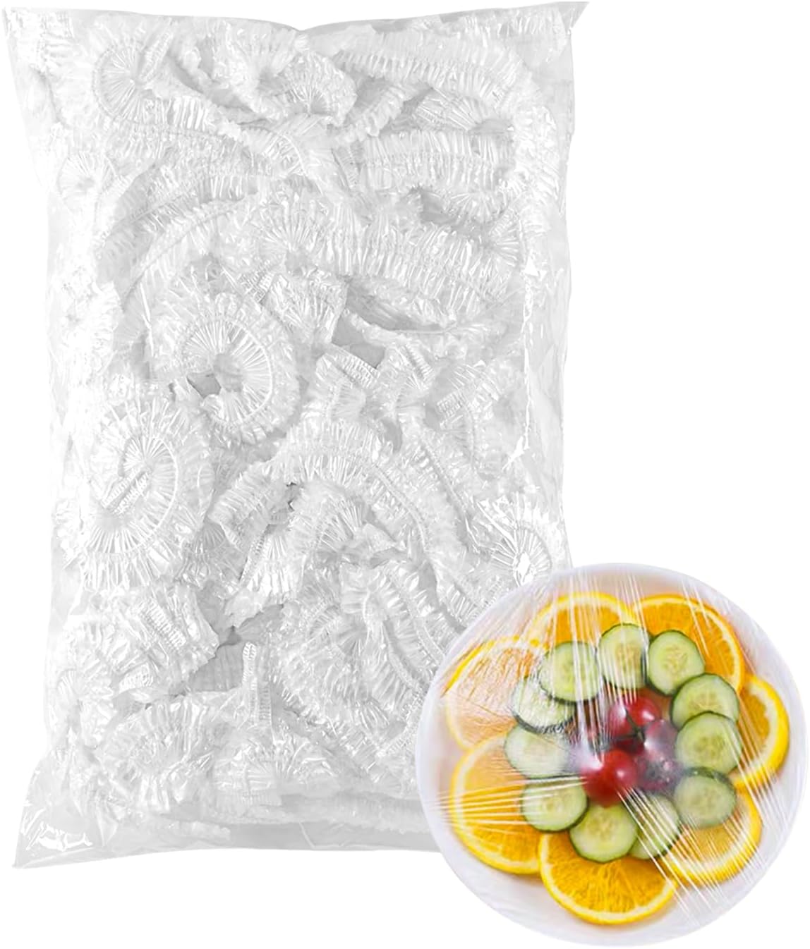 100 Gorros Ducha Plástico para Almacenamiento Comida