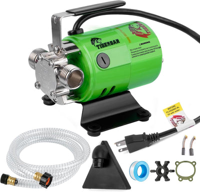Bomba agua 330 GPH 115 V portátil con manguera 6 pies