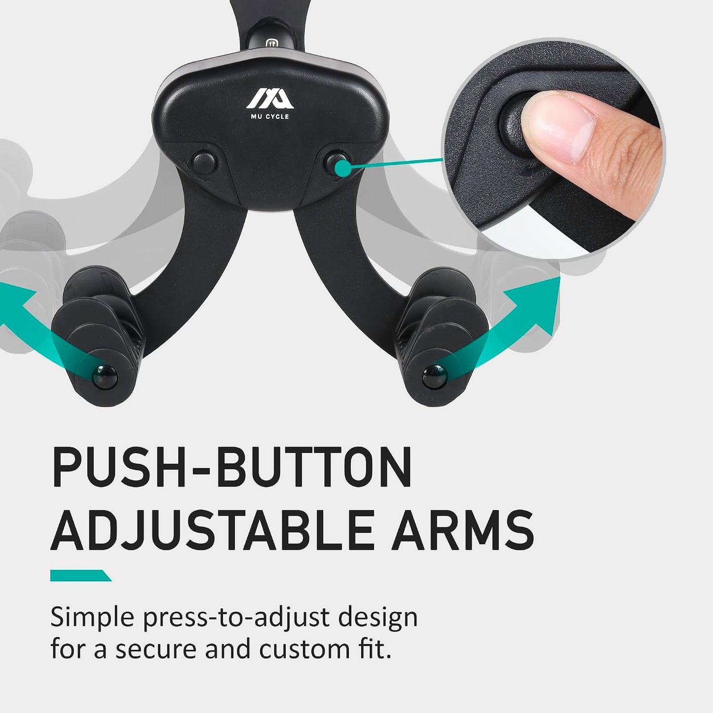 Soporte pared bicicletas ajustable hasta 48.5lbs