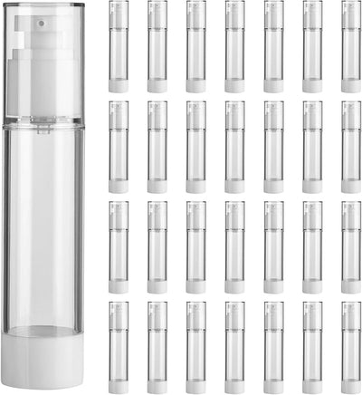 28 Botellas Bomba Sin Aire 1.7oz Viaje Dispensador