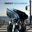 Deflectores viento color humo Harley Electra Glide 14-22