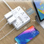 Regleta sobretensiones 20ft 12 salidas CA 6 puertos USB
