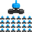 Pack 24 Emisores Riego Goteo Compensación 1gph 1/4"