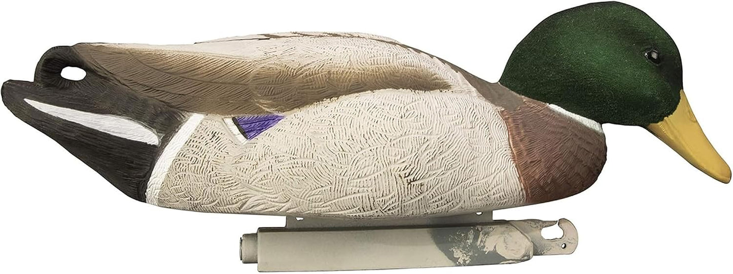 6 Pzas Decoys Pato Mallard Inflables con Cabezas Giratorias