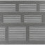 Cubierta ventilación metal 16x4" con pantalla plagas set 3