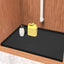 Tapete silicona impermeable 19x12" cocina negro