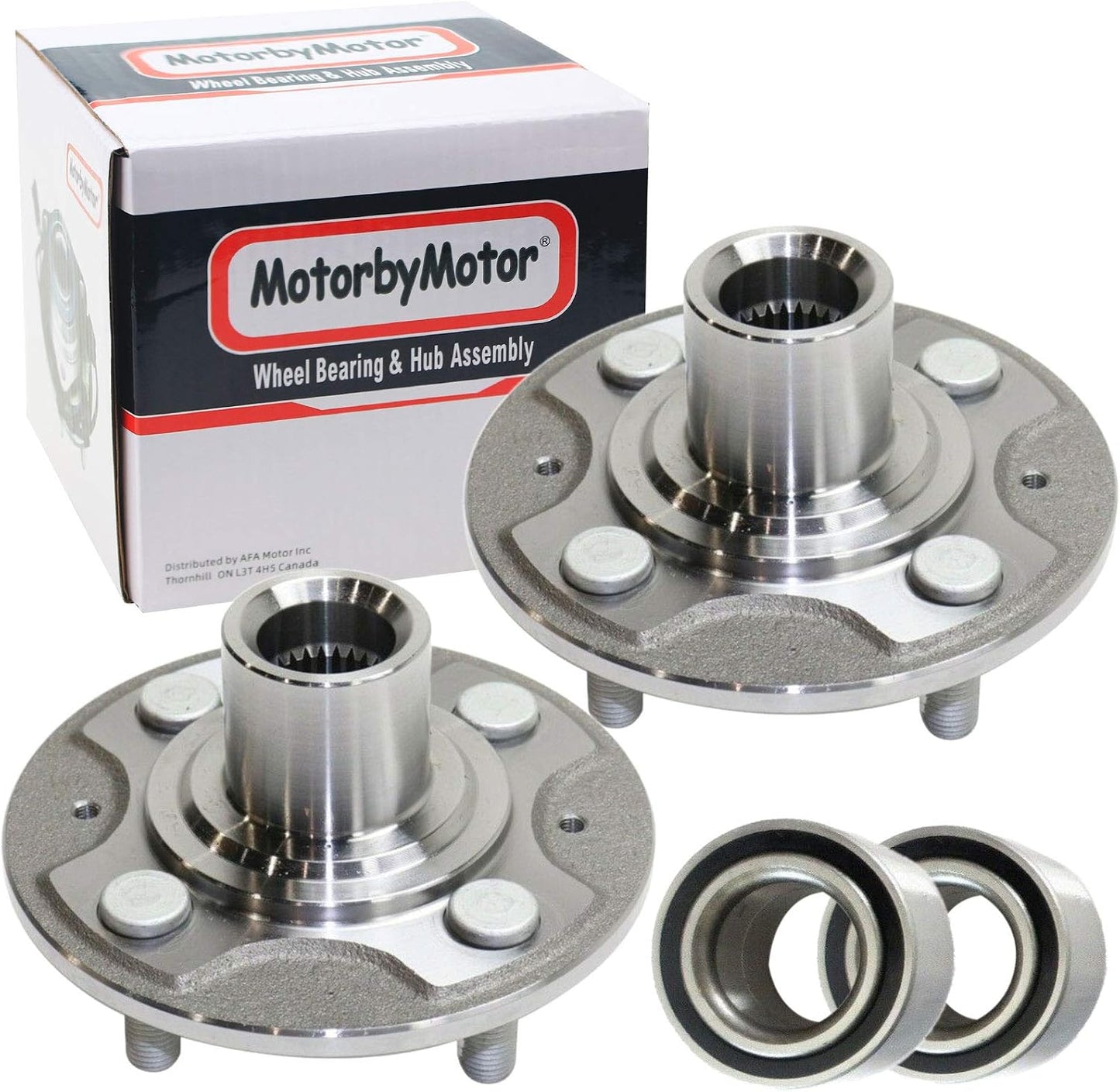 Cojinete rueda delantera Honda Civic con 4 lengüetas set 2