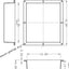 Nicho ducha 16x14" impermeable baño almacenamiento