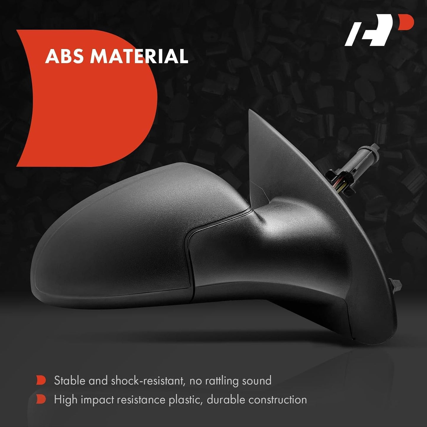 Espejo retrovisor exterior manual Cobalt 05-10 negro