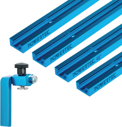 Pista en T universal 48x4 con 1 pista 3pulg doble corte