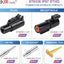 Kit conectores 10 pares un solo pin 12-16 AWG