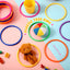 48 Anillos Plástico Multicolor Juego Carnaval Niños