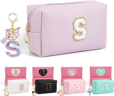 Bolsa maquillaje PU impermeable para mujer viaje gran capacidad