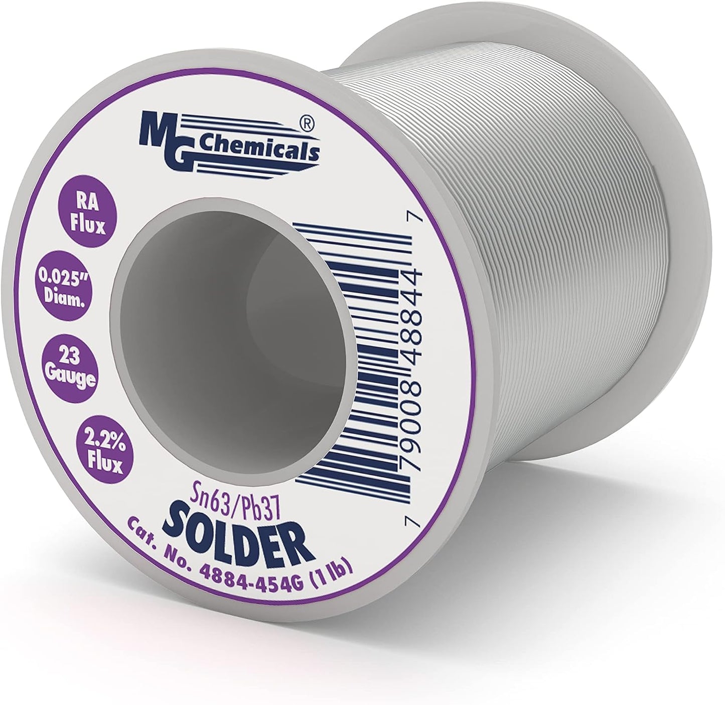 Soldadura con núcleo colofonia 0.025pulg carrete 1lb