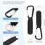 Set 2 Cordones Paracaídas Llavero Trenzado Tarjetas Negro