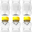 Osos miel tapas abatibles 12oz set 6 transparente