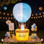 Globo inflable 5ft con cesta oso decoración baby shower