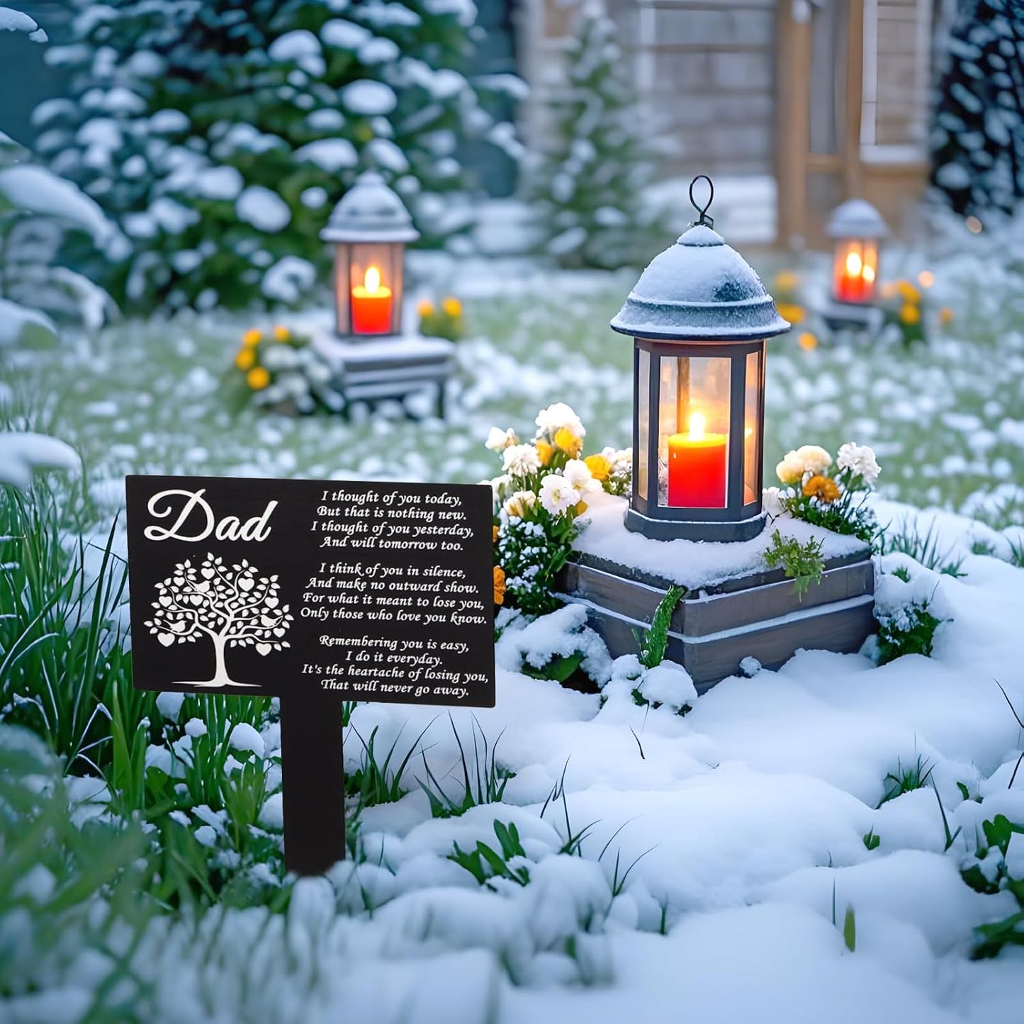 Estacas conmemorativas para cementerio impermeables