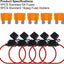 5 Pzas Portafusibles Impermeables 16 AWG para Vehículos