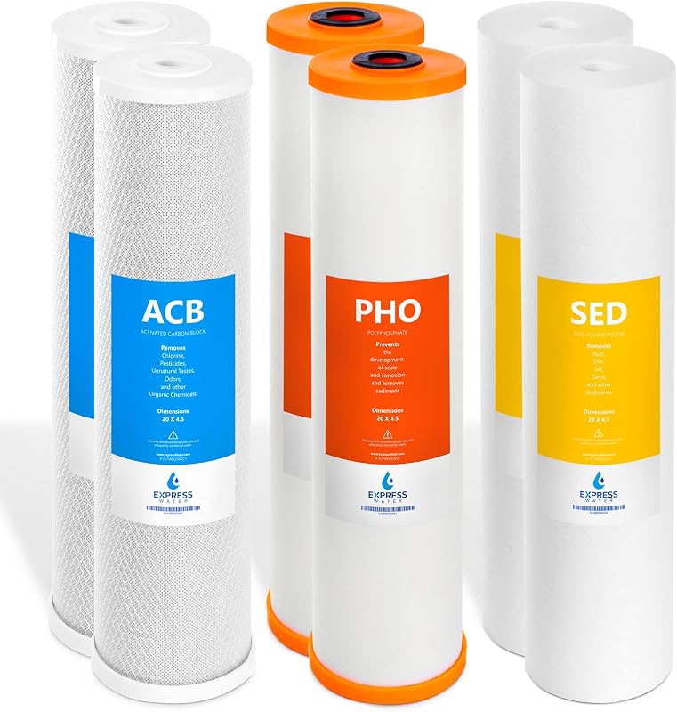 Set filtros antiincrustaciones 3 etapas para casa