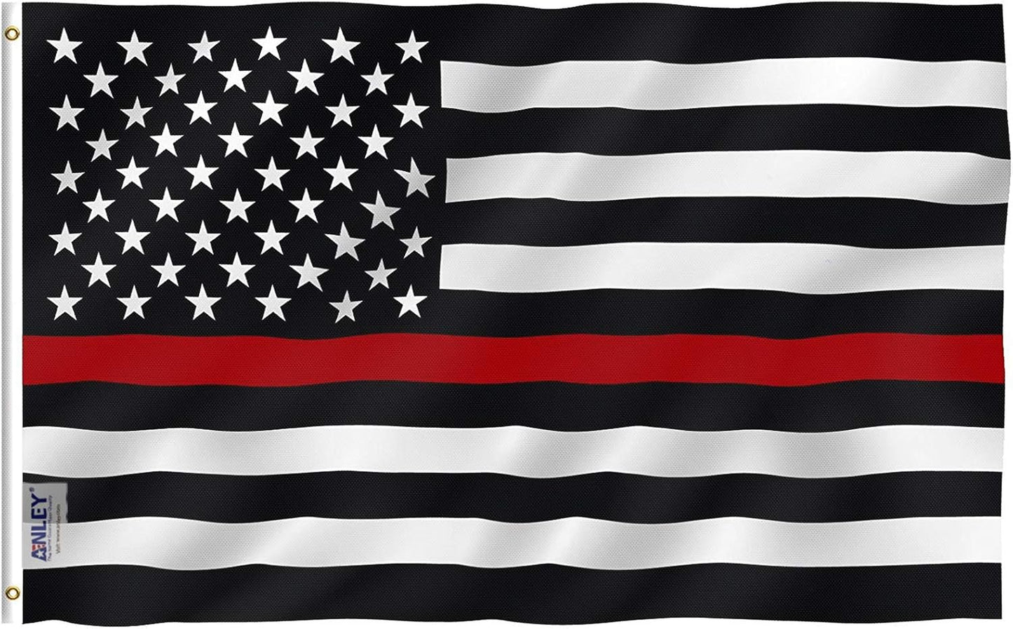 Línea delgada bandera