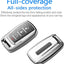 Funda llavero Dodge Ram 1500 TPU suave 4/5/6 botones plateado
