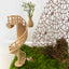 Juego 4 accesorios arañas escaleras jarrón red magnética