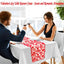 Mesa encaje corazón rojo 13x72pulg san valentín